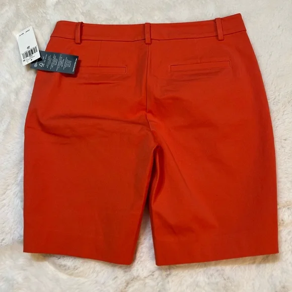 Ralph Lauren Women's Shorts Bi-stretch Twill Cotton Blend Orange US Size 2P NEW - Picture 4 of 13